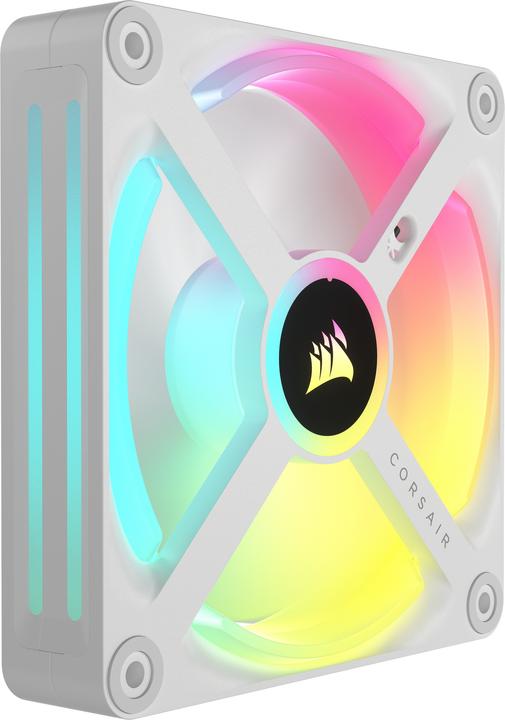 Image du produit Corsair Ventilateur iCUE LINK QX120 RGB 120 mm PWM (blanc, kit de démarrage) (120 mm, 3 x)
