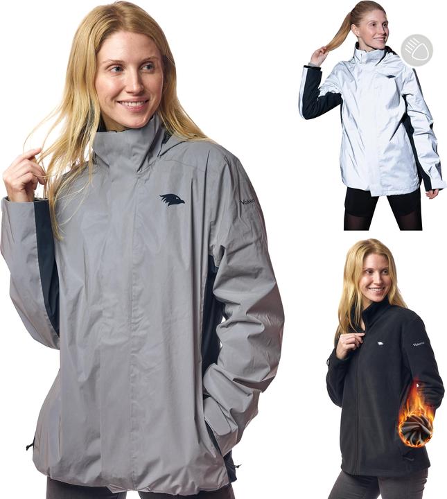 Produktbild Valkental 3in1 Smart Jacket - Wasserdichte Jacke mit Fleece Zipp-In - Damen (4XL)