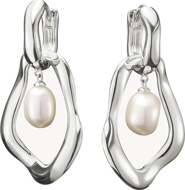 Immagine prodotto Thomas Sabo Creolen mit Perlen Anhänger Natural Beauty Silber