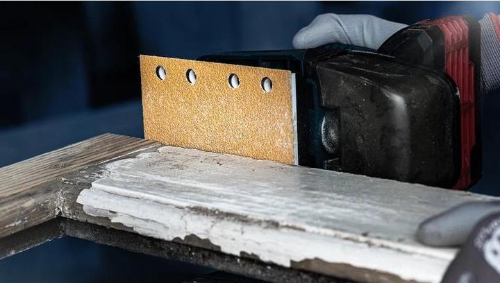 Image du produit Bosch Professional Zubehör Papier abrasif Expert C470 avec 8 trous pour ponceuses vibrantes, 93 x 186 mm, G 180, 10 pcs. (180)