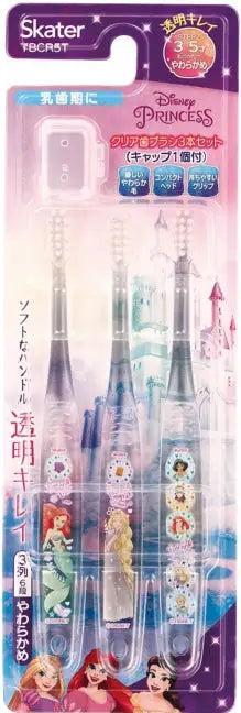 Disney Brosse à dents Princesse Clear - Lot de 3 (Souple, 3 x)