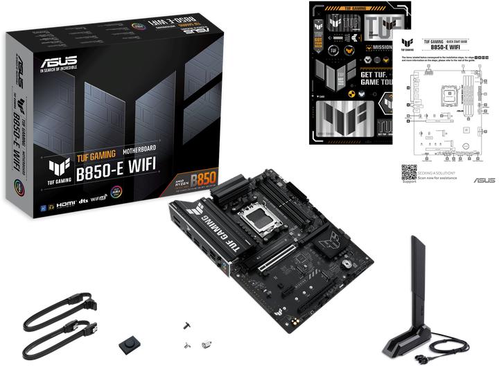 Image du produit ASUS TUF GAMING B850-E WIFI (AM5, AMD B850, ATX)