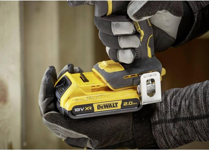 Actual product image DeWalt 18V Akku-Schlagbohrschrauber (bürstenlos), inkl. 2 x Akkus (18 Volt 2 Ah)