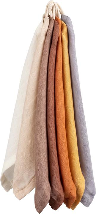 Sebra Set of 7 Muslin Washcloth Toes Builders