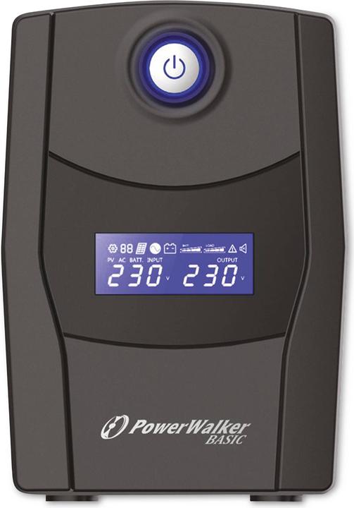 Actual product image Powerwalker Basic VI 1000 STL (1000 VA, 600 W, Line-interactive UPS)