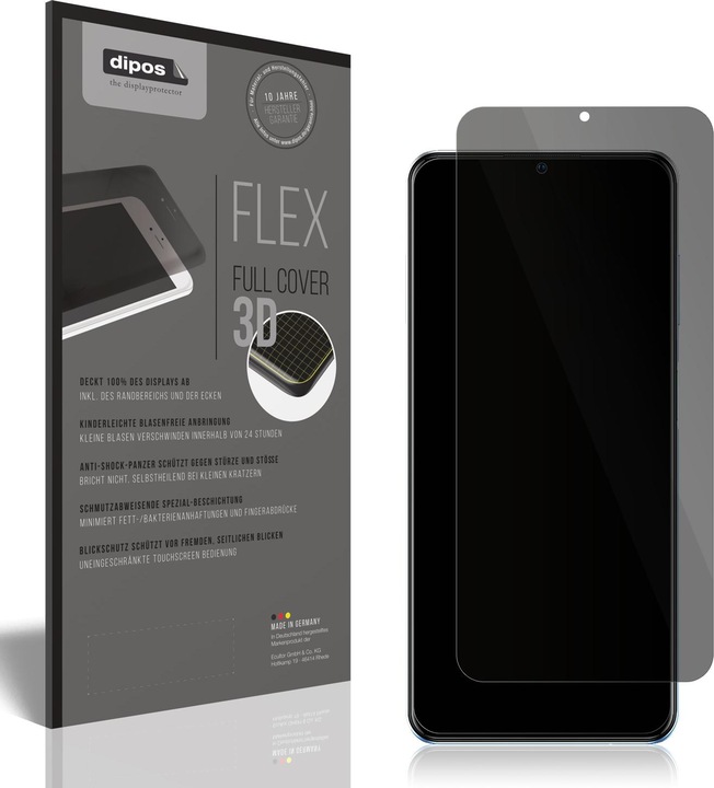Produktbild Dipos Blickschutzfolie 2-Way Anti-Shock (1 Stück, ZTE Blade A72)