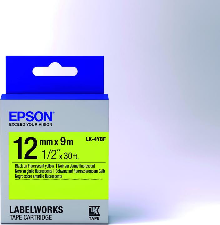 Productafbeelding Epson Labelcassette Lk-4ybf (1.20 cm, Veelkleurig)