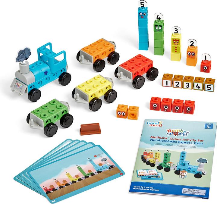 Image du produit Learning Resources Jeu de cubes MathLink Train express