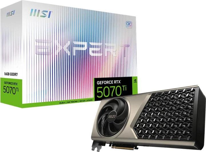 Immagine prodotto MSI Graphic card / Video cards VGA PCIE16 RTX5070TI 16GB/RTX5070TI 16G EXPERT OC (16 GB)