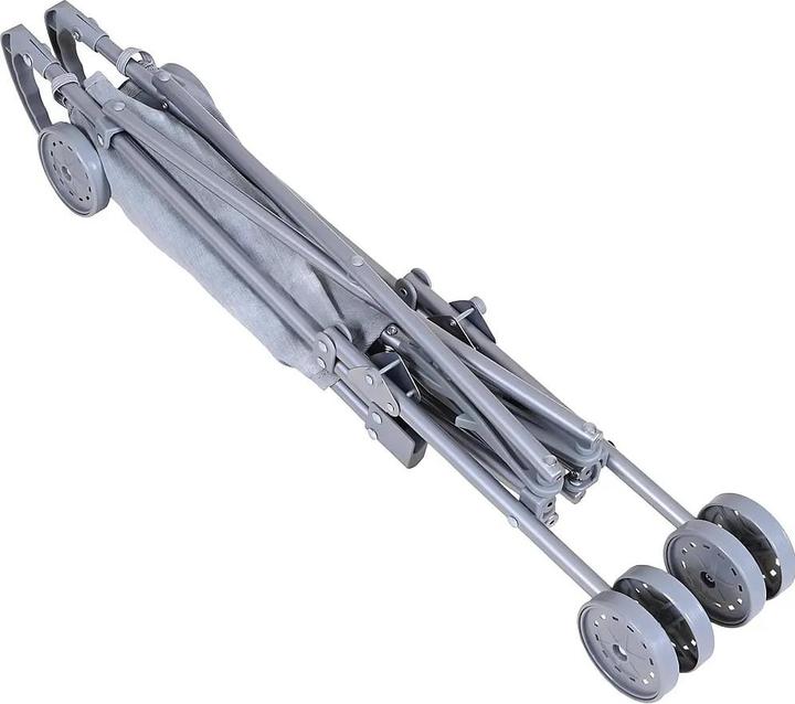 Actual product image Knorrtoys Puppenbuggy Sim - "star grey pink"