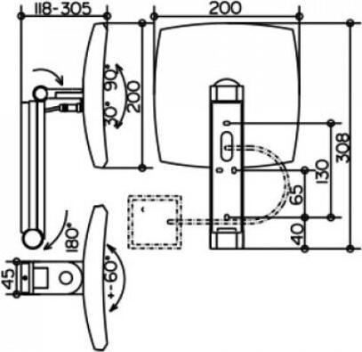 Produktbild Keuco iLook move Kosmetikspiegel, 17613, beleuchtet, 1 Lichtfarbe, Spiegelfläche: 200 x 200 mm, ver (200 x 200 mm)