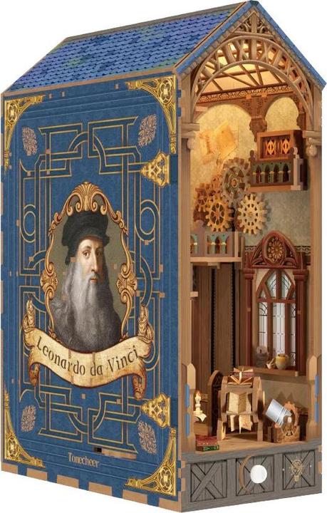 Actual product image Tonecheer Leonardo Da Vinci - Book Nook