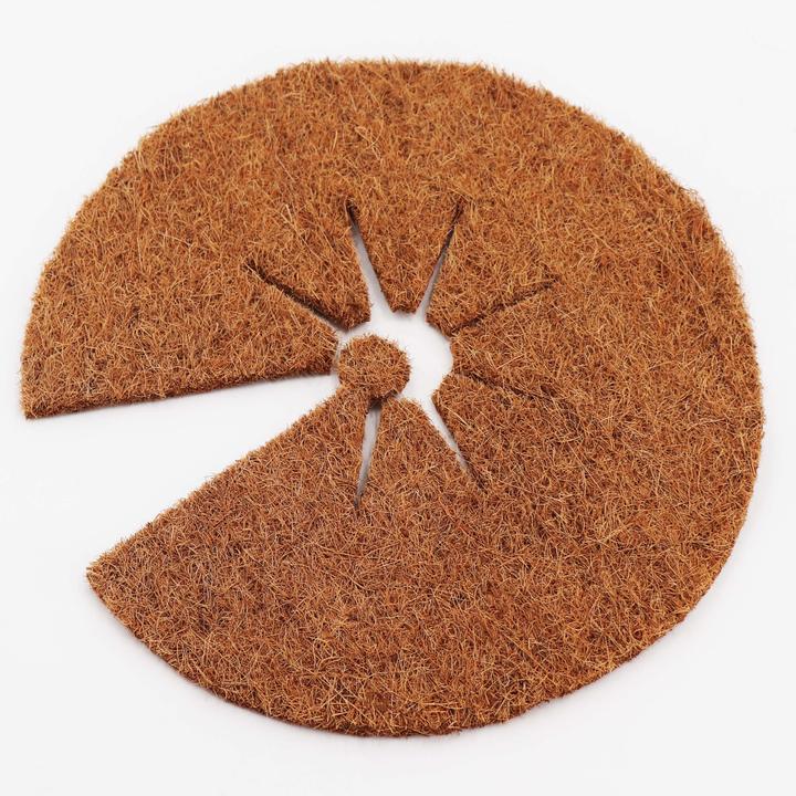 Actual product image Aquagart 1 Kokos Mulchscheibe 60cm Kokofasermatte Kokosfaser Pflanzenschutzmatte Kokos