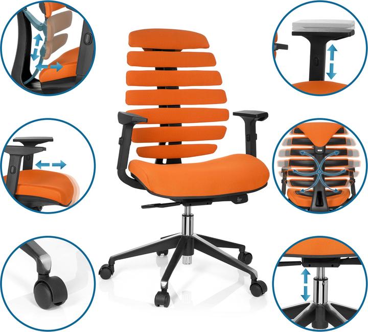 Actual product image Hjh Office ERGO LINE II (45 - 55 cm)