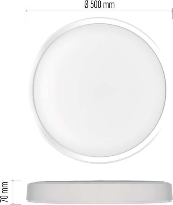 Immagine prodotto Emos Plafoniera LED, rotonda, 45W, dimmerabile, bianco caldo/neutro/freddo (2700 lm)