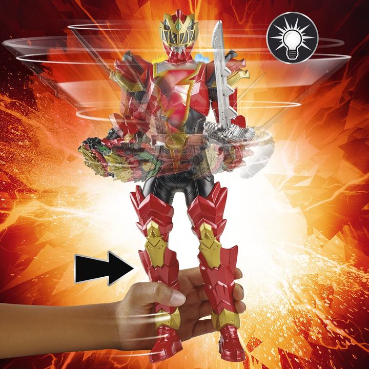 Produktbild Power Rangers Dino Fury Spiralschlag Roter Ranger