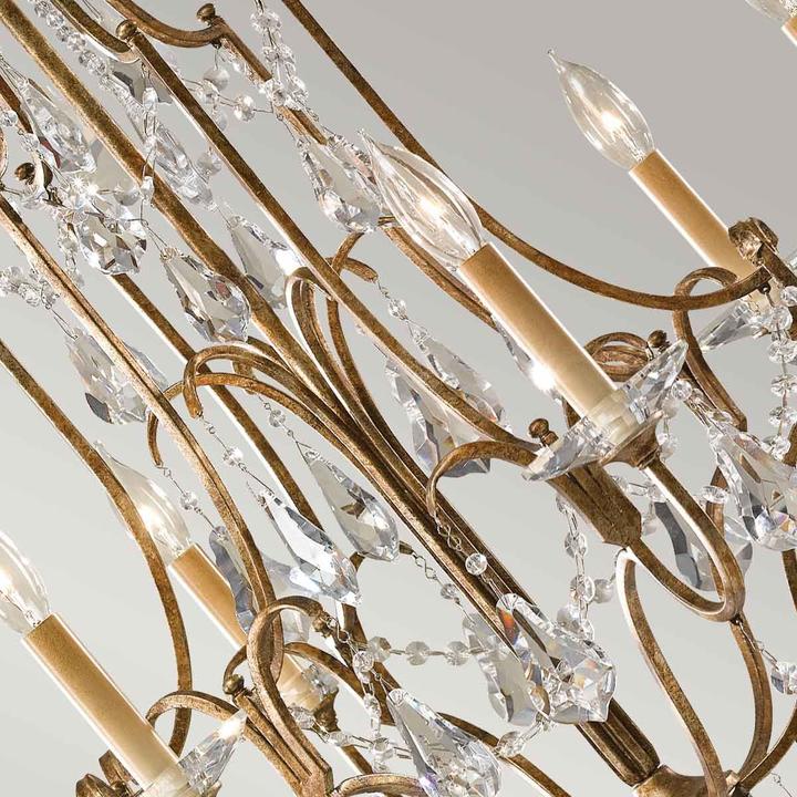 Image du produit Elstead Lighting Valentina Lustre E14 6 branches Bronze oxydé (72.10 cm)