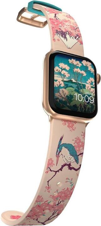 Produktbild Moby Fox Armband Smartwatch Hokusai Cherry Blossom 22 mm (22 mm, Edelstahl, Silikon)