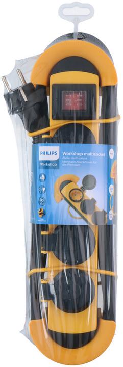 Produktbild Philips SPN5140YB/39 Aussensteckdose - Mehrfachsteckdose für den Aussenbereich (4 x, CEE 7/3, 3 m)