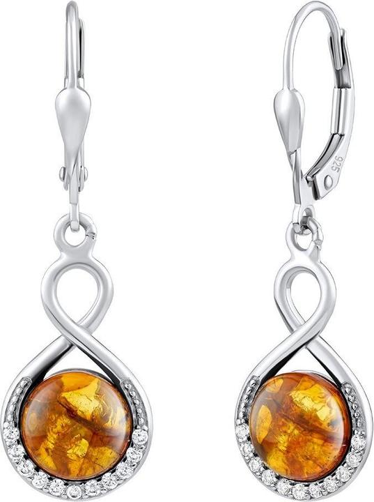 Immagine prodotto Silvego Orecchini in argento con ambra vera JST147107EJ