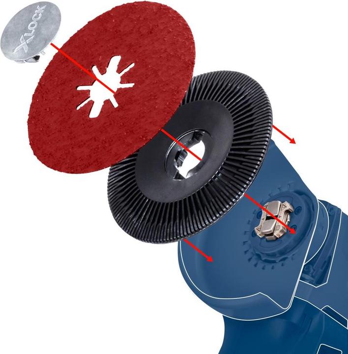 Image du produit Bosch Professional Zubehör SCM Disque à lamelles X-LOCK N475 moyen 125 mm (Moyen)