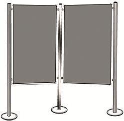 Produktbild Magnetoplan Präsentationswand-Set (262.5 x 180 cm)