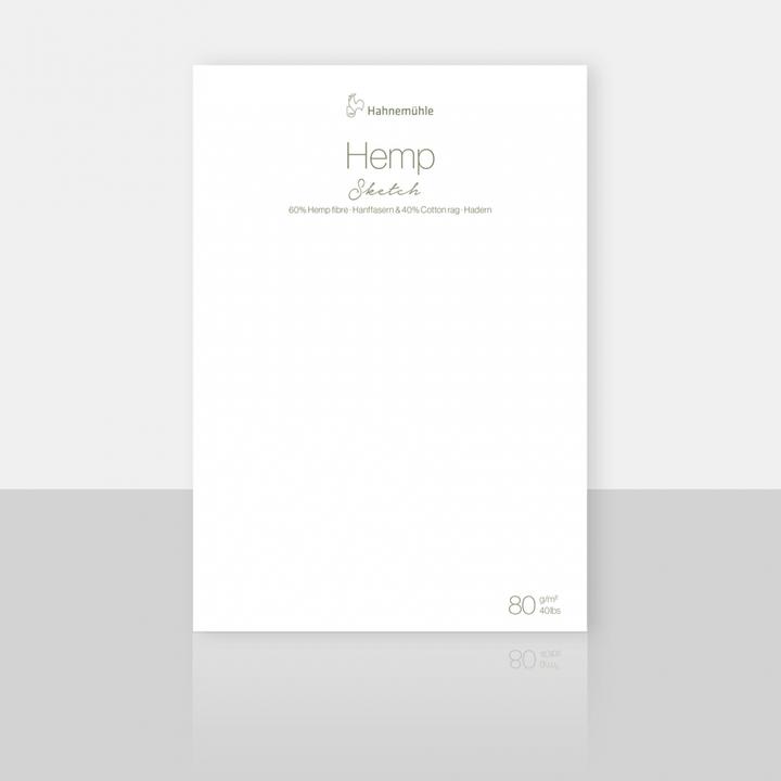 Actual product image Hahnemühle Drawing pad Hemp Sketch (A4, Hardcover)