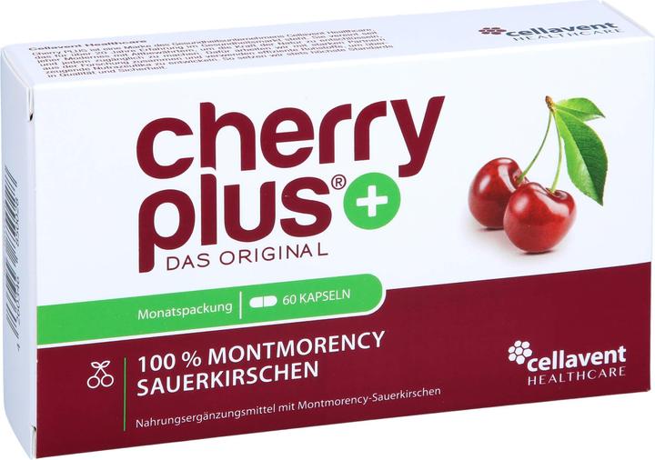 Produktbild cherry plus Sauerkirsch Kapseln (60 Stück, Kapseln)