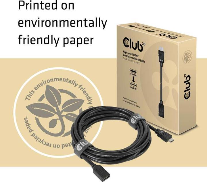 Actual product image Club 3D HDMI (Typ A) — HDMI (Typ A) (5 m)