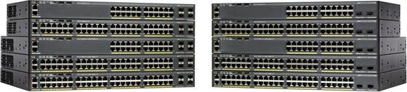 Produktbild Cisco 2960X-48LPS-L: 48 Port LAN Base SW (48 Ports)