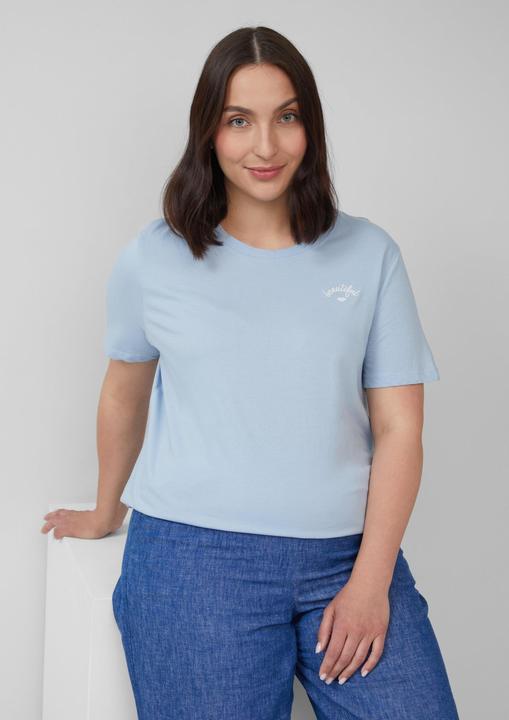 Produktbild S.Oliver T-Shirt Jersey-Shirt aus Baumwolle mit Stickerei (50)