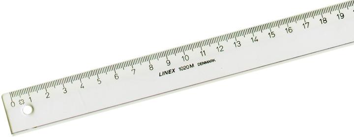 Produktbild Linex Lineal mit Tuschekante (40 cm)