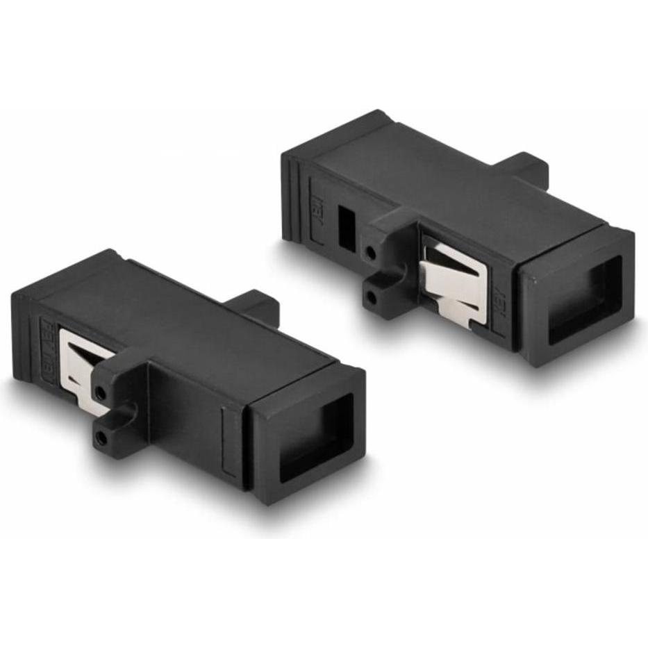 Delock Accoppiamento in fibra ottica da presa MTRJ a presa MTRJ nero (CAT6), Cavo di rete