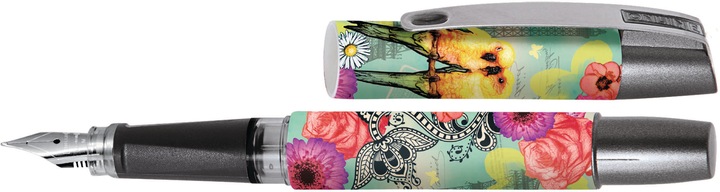 Actual product image Online CAMPUS II fountain pen (Tropical Birds, 3 x)