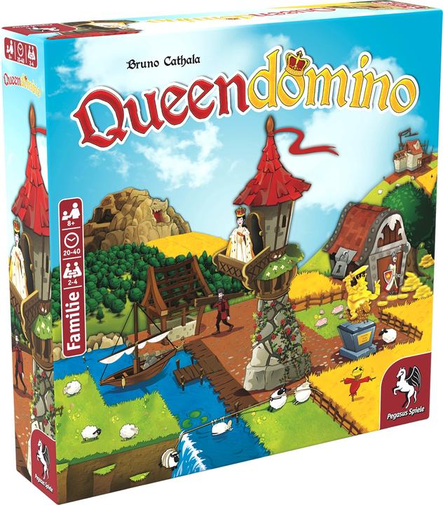 Produktbild Pegasus 57130G - Queendomino, 2-4 Spieler, ab 8 Jahren (DE-Ausgabe) (Deutsch)