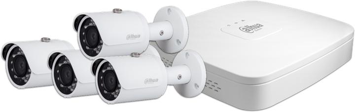 Actual product image Dahua NVR4104 4x HFW1220S Paket (1080 x 720 pixels)