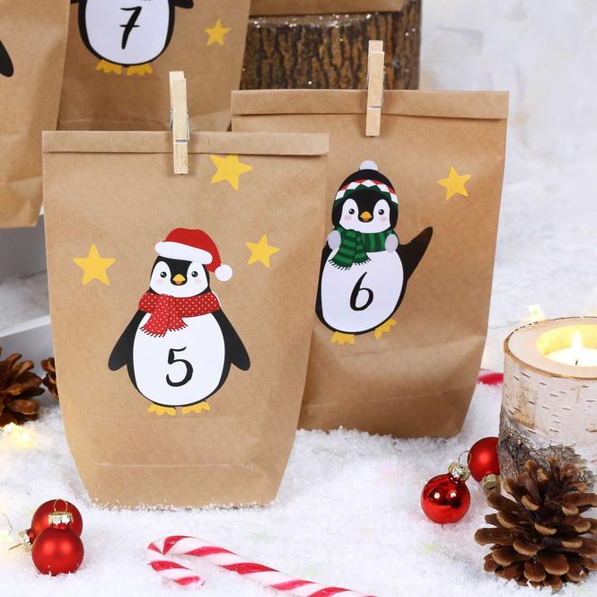 Produktbild Papierdrachen Pinguine