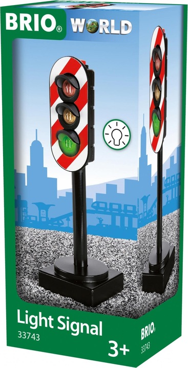 Actual product image Brio traffic light
