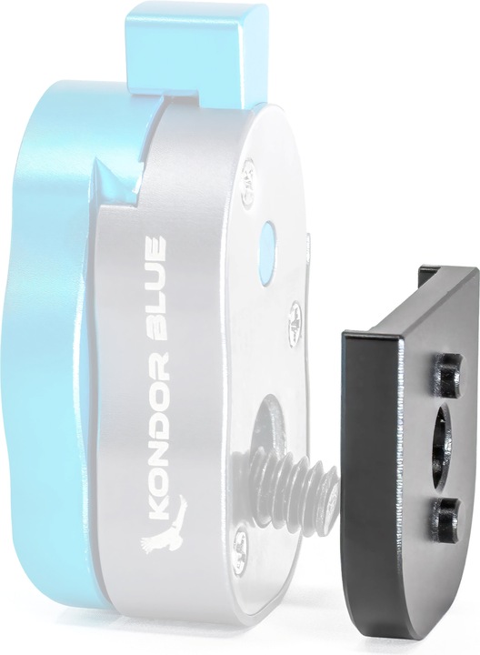 Image du produit Kondor Blue SmallHD Entretoise anti-torsion pour mini plaques à dégagement rapide (gris espace)