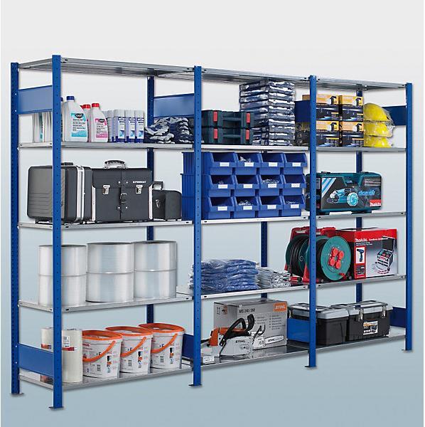 Actual product image eurokraft pro Boltless shelving, single row