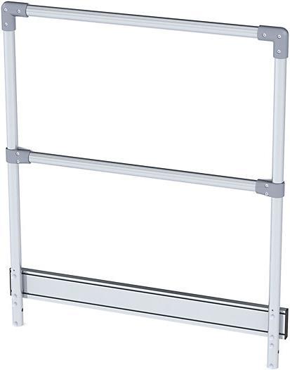 Actual product image kaiserkraft Railing front side for work platform mobile front side 1000 mm (121.50 cm)