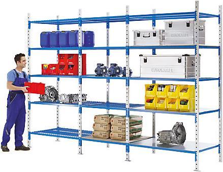 Image du produit kaiserkraft Rayonnage emboîtable à tablettes tubulaires