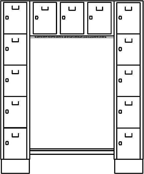 Actual product image Wolf Wardrobe system, open (150 cm, 185 cm)