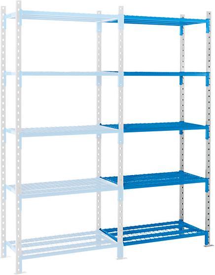 Image du produit kaiserkraft Rayonnage emboîtable à tablettes grillagées