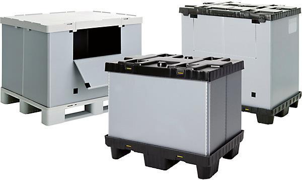 Actual product image kaiserkraft Pallet box, foldable
