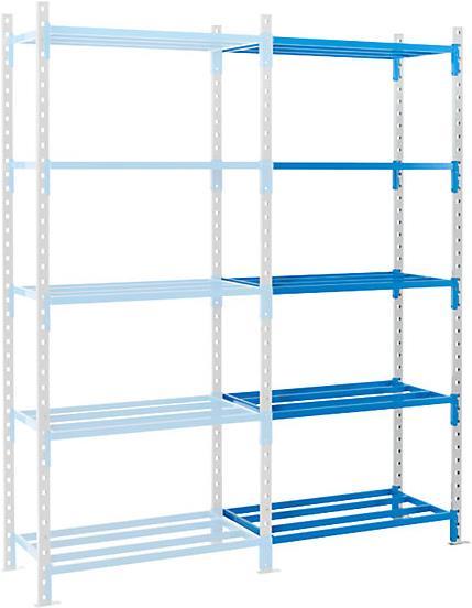 Himmelblau RAL 5015, Lichtgrau RAL 7035