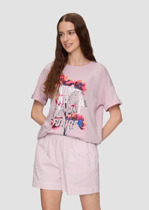Actual product image S.Oliver T-Shirt Oversized T-Shirt aus Jersey mit Frontprint (XS)