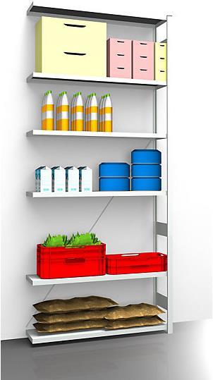 Produktbild eurokraft pro Hygiene-Steckregal