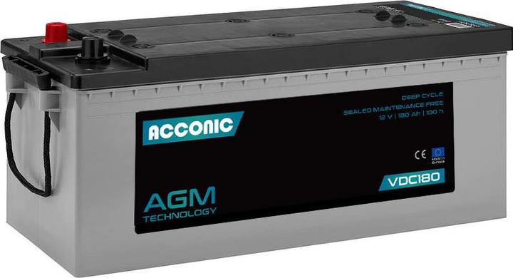 Image du produit Acconic VDC180 Deep Cycle AGM 180Ah Batterie (180 Ah)