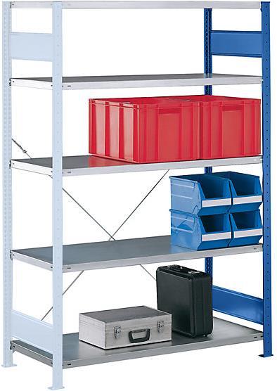 Actual product image eurokraft pro Boltless shelving, single row